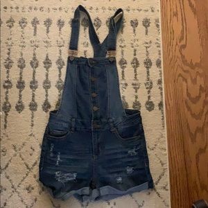 overall shorts